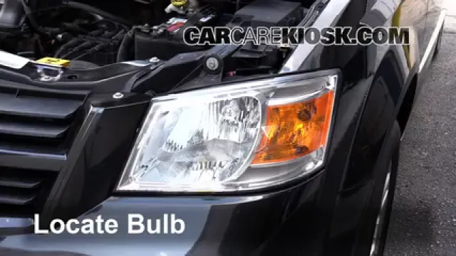 2010 Dodge Grand Caravan SE 3.3L V6 FlexFuel Luces Faro delantero (reemplazar foco)